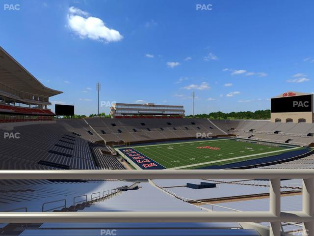 Vaught Hemingway Stadium - Section S 1 Seat View