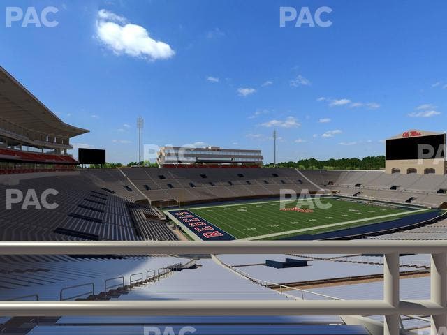 Vaught Hemingway Stadium - Section S 1 Seat View
