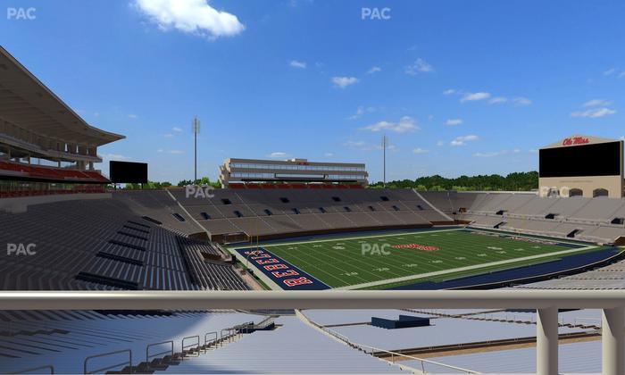 Vaught Hemingway Stadium - Section S 1 Seat View