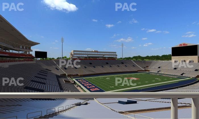 Vaught Hemingway Stadium - Section S 1 Seat View