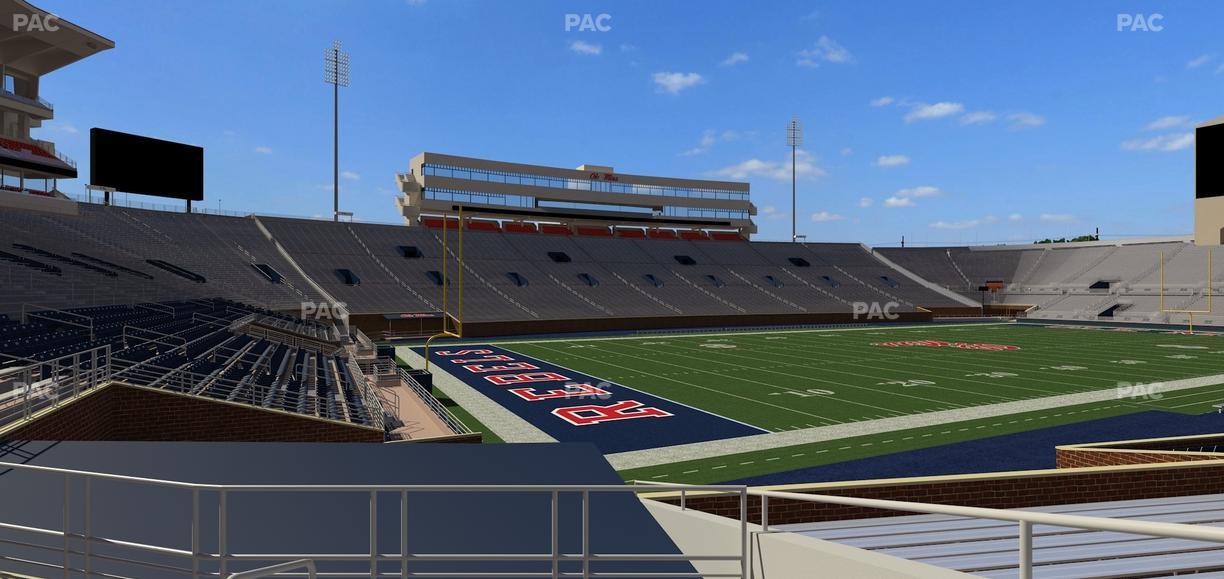 Vaught Hemingway Stadium - Section S 1 Seat View