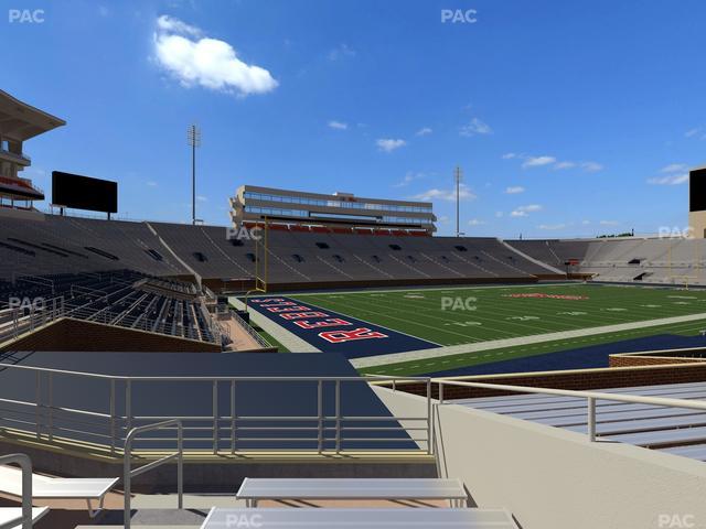 Vaught Hemingway Stadium - Section S 1 Seat View