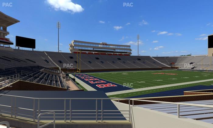 Vaught Hemingway Stadium - Section S 1 Seat View