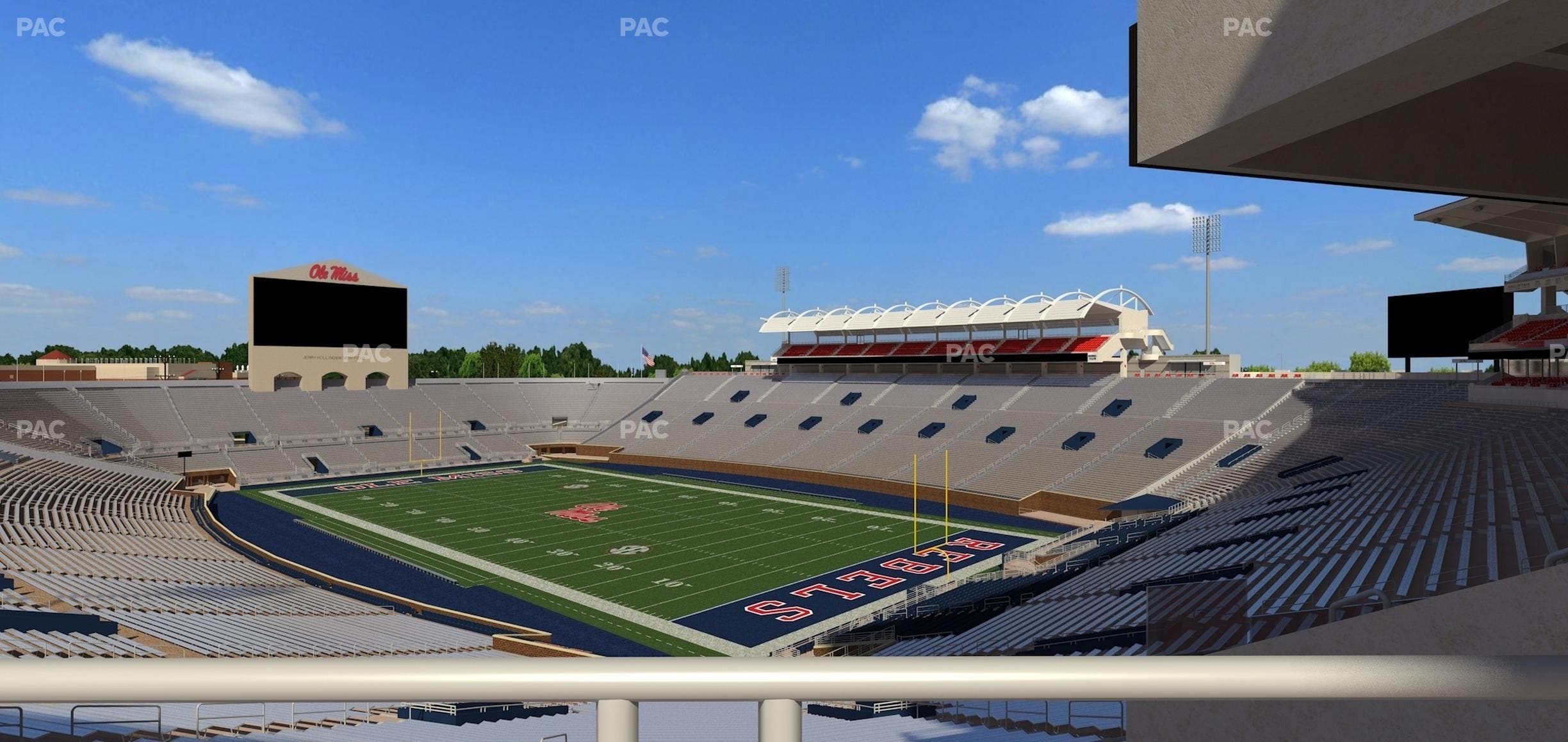 Vaught Hemingway Stadium - Section S 10 Seat View