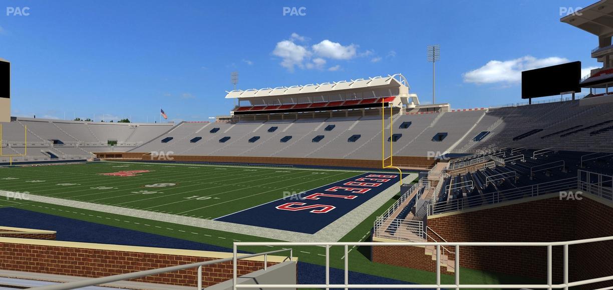 Vaught Hemingway Stadium - Section S 11 Seat View