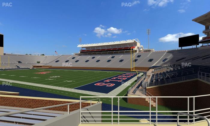 Vaught Hemingway Stadium - Section S 11 Seat View