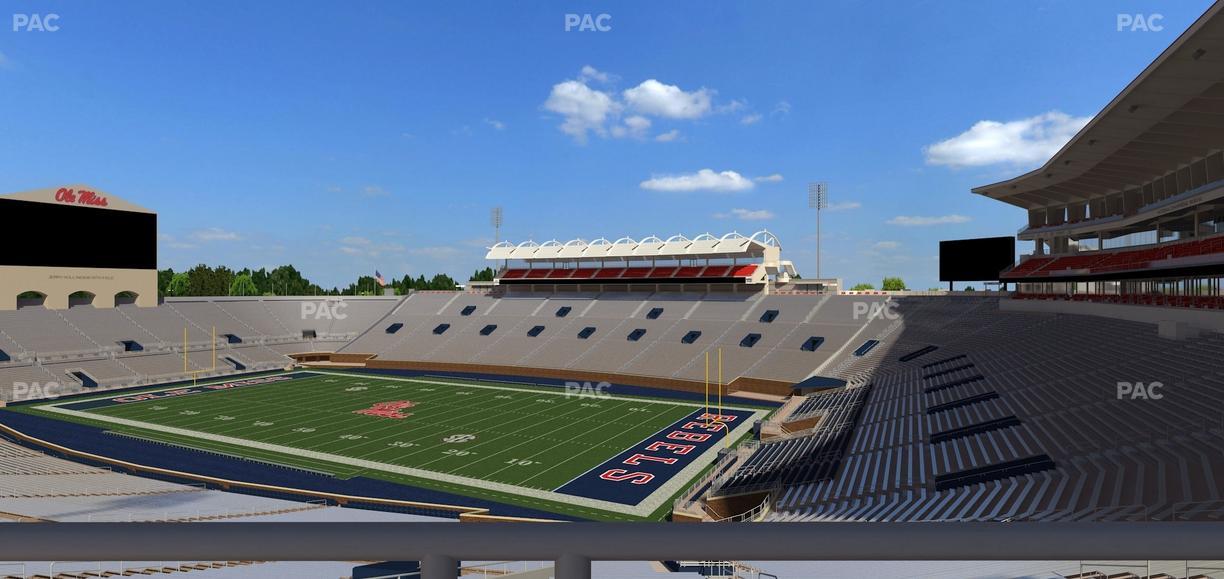 Vaught Hemingway Stadium - Section S 11 Seat View
