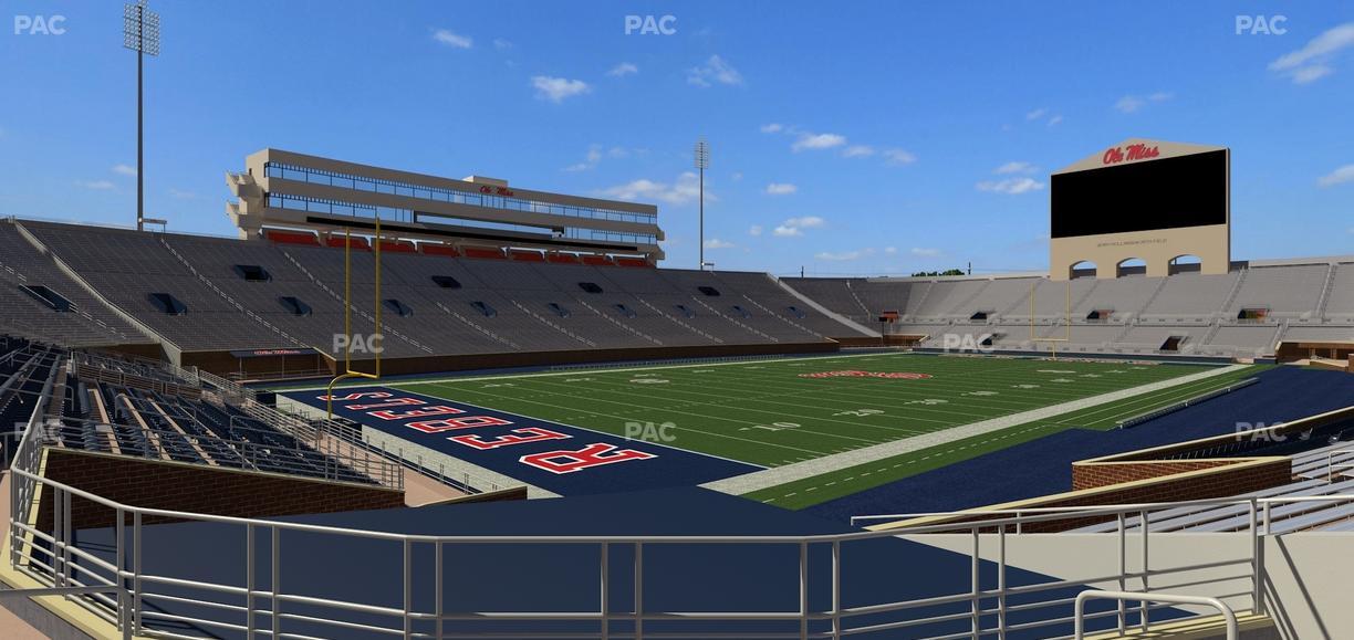Vaught Hemingway Stadium - Section S 2 Seat View