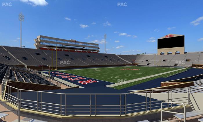 Vaught Hemingway Stadium - Section S 2 Seat View
