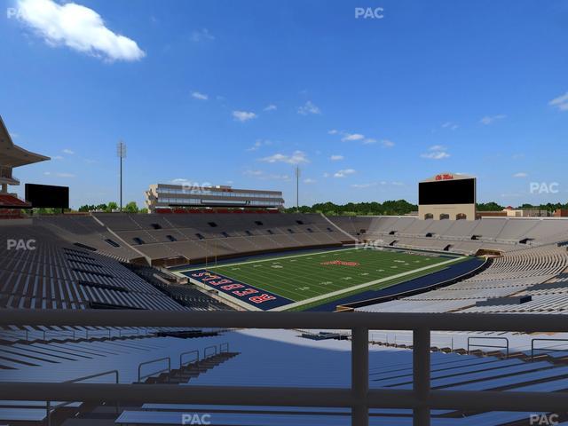 Vaught Hemingway Stadium - Section S 2 Seat View