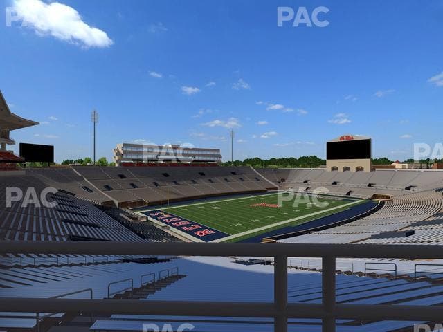 Vaught Hemingway Stadium - Section S 2 Seat View