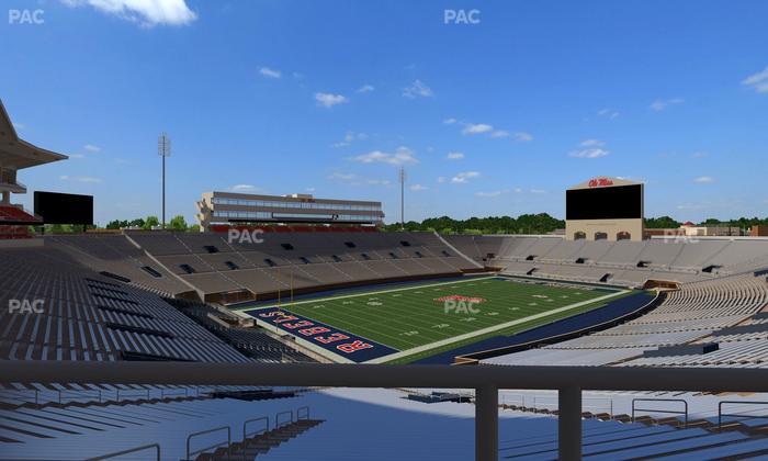 Vaught Hemingway Stadium - Section S 2 Seat View