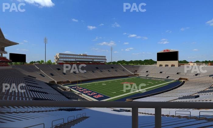 Vaught Hemingway Stadium - Section S 2 Seat View