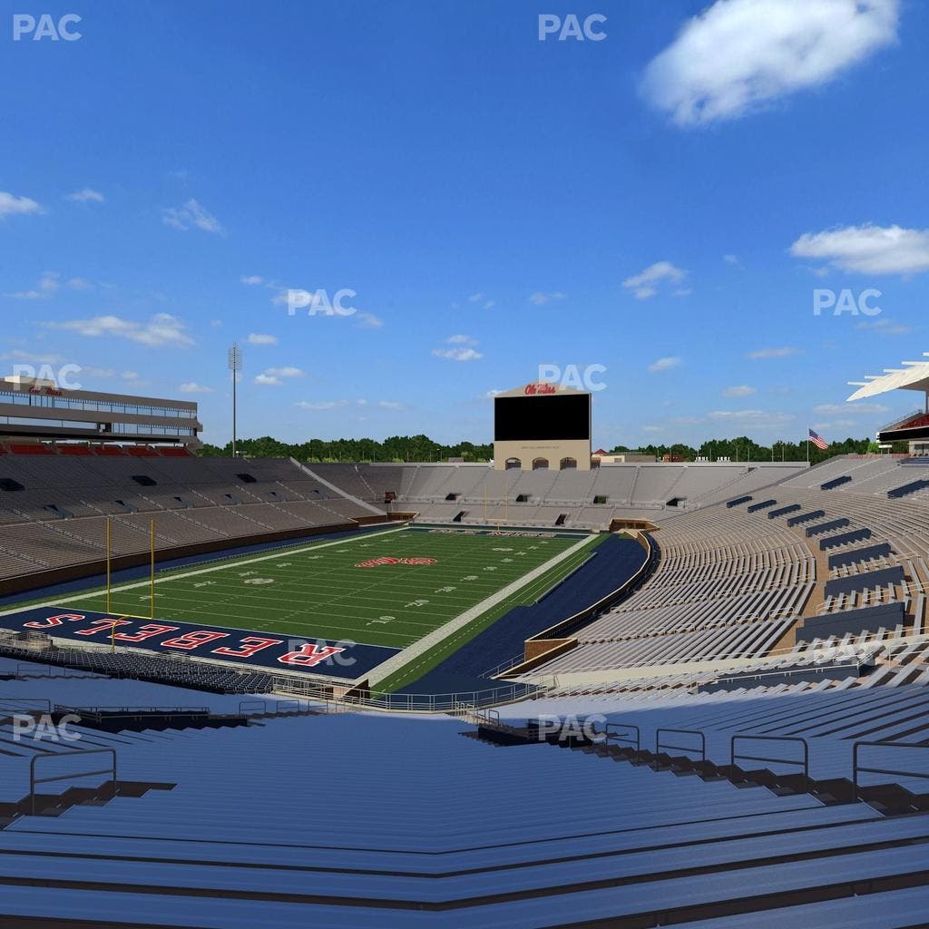 Vaught Hemingway Stadium - Section S 3 Seat View