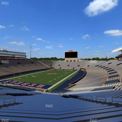 Vaught Hemingway Stadium - Section S 3 Seat View