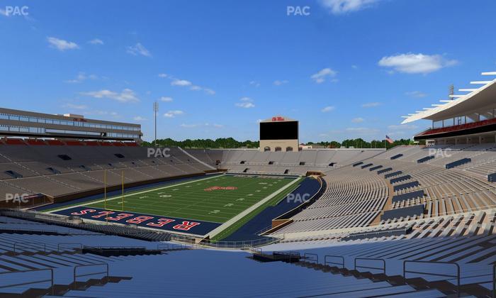 Vaught Hemingway Stadium - Section S 3 Seat View