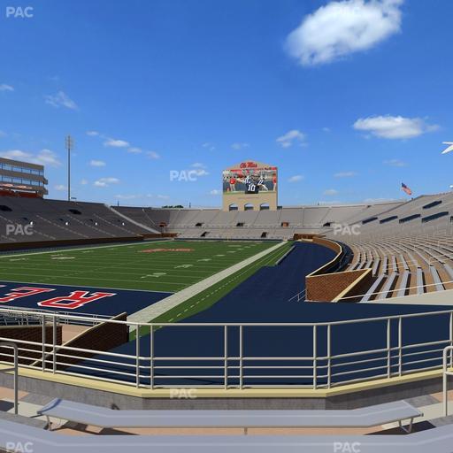 Vaught Hemingway Stadium - Section S 3 Seat View