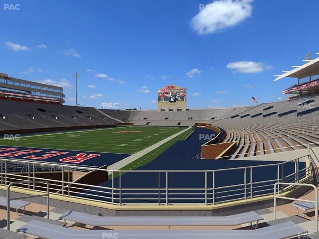 Vaught Hemingway Stadium - Section S 3 Seat View