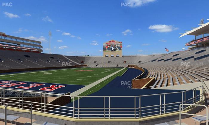 Vaught Hemingway Stadium - Section S 3 Seat View