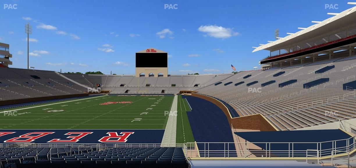 Vaught Hemingway Stadium - Section S 4 Seat View