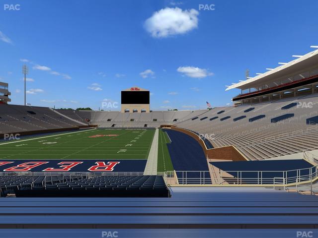 Vaught Hemingway Stadium - Section S 4 Seat View