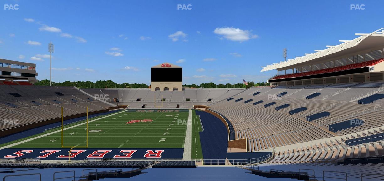 Vaught Hemingway Stadium - Section S 4 Seat View