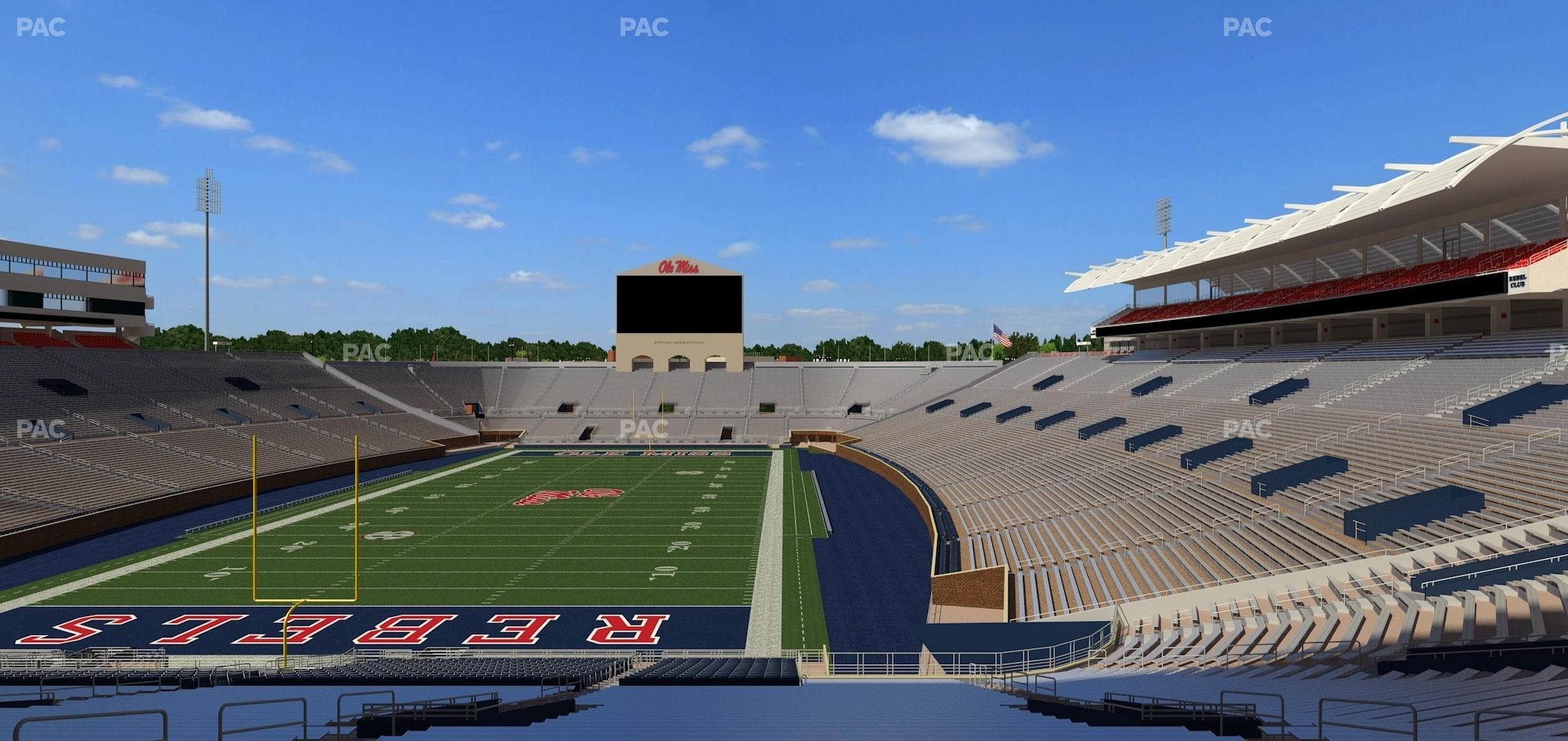 Vaught Hemingway Stadium - Section S 4 Seat View