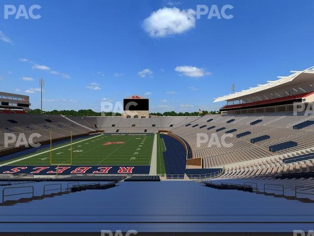 Vaught Hemingway Stadium - Section S 4 Seat View