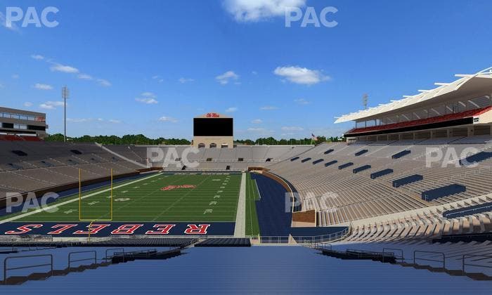 Vaught Hemingway Stadium - Section S 4 Seat View