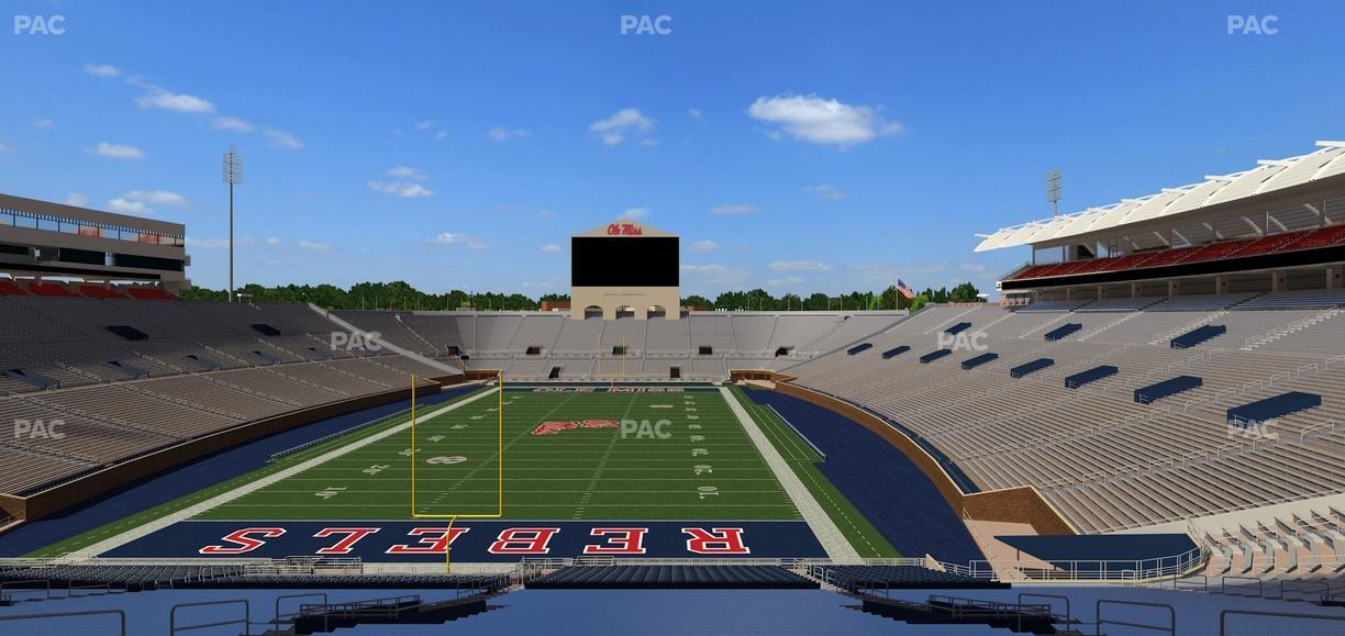 Vaught Hemingway Stadium - Section S 5 Seat View
