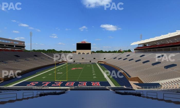 Vaught Hemingway Stadium - Section S 5 Seat View