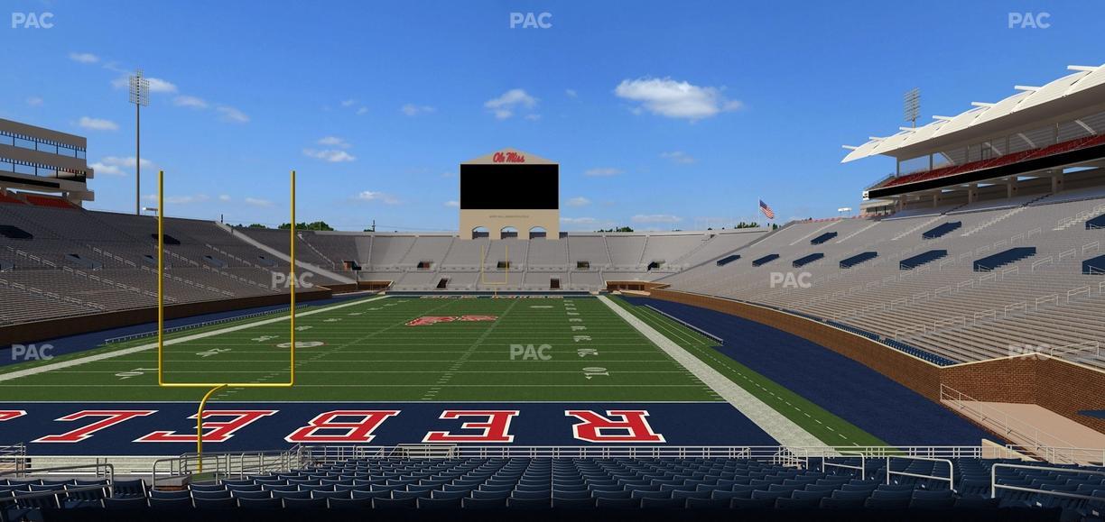 Vaught Hemingway Stadium - Section S 5 Seat View