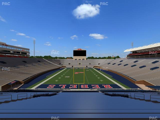 Vaught Hemingway Stadium - Section S 6 Seat View