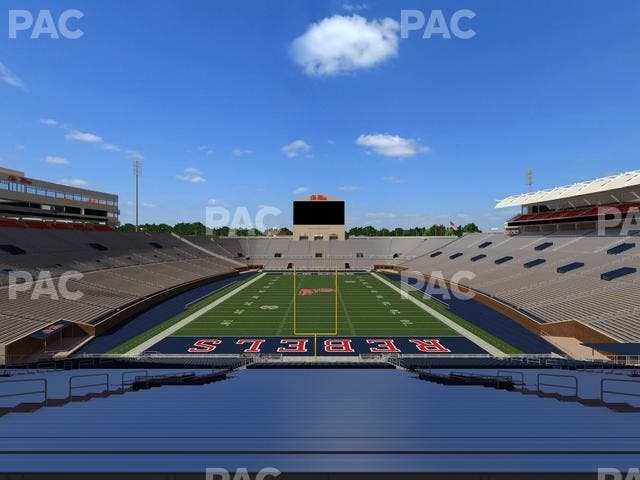 Vaught Hemingway Stadium - Section S 6 Seat View