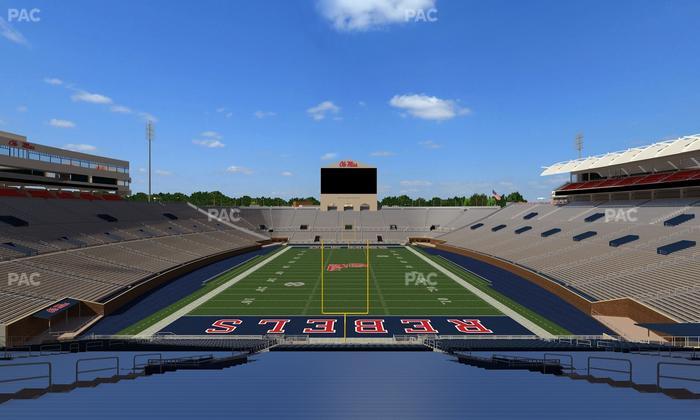 Vaught Hemingway Stadium - Section S 6 Seat View