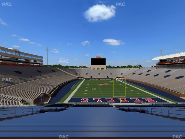 Vaught Hemingway Stadium - Section S 7 Seat View