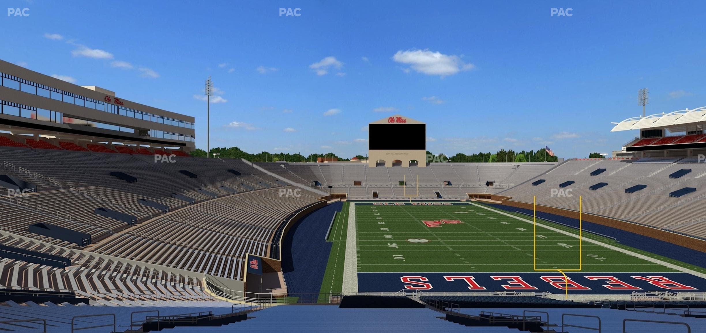 Vaught Hemingway Stadium - Section S 8 Seat View