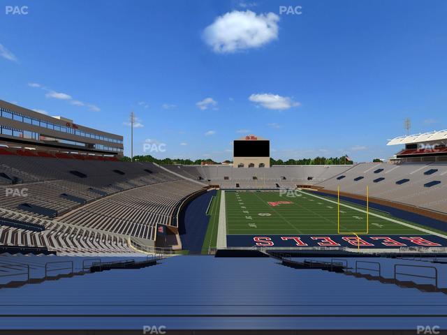 Vaught Hemingway Stadium - Section S 8 Seat View