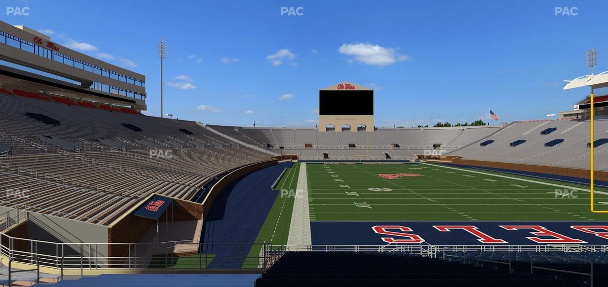 Vaught Hemingway Stadium - Section S 8 Seat View