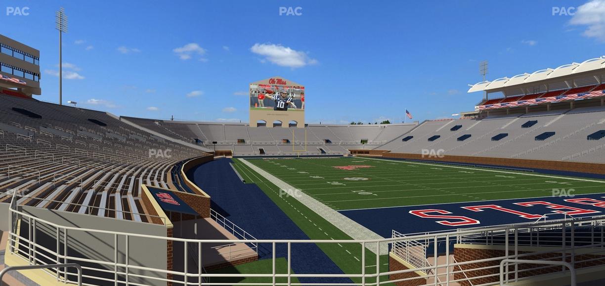 Vaught Hemingway Stadium - Section S 9 Seat View