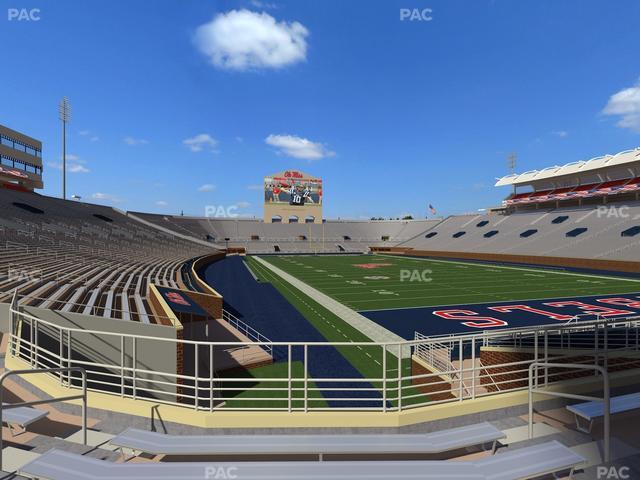 Vaught Hemingway Stadium - Section S 9 Seat View