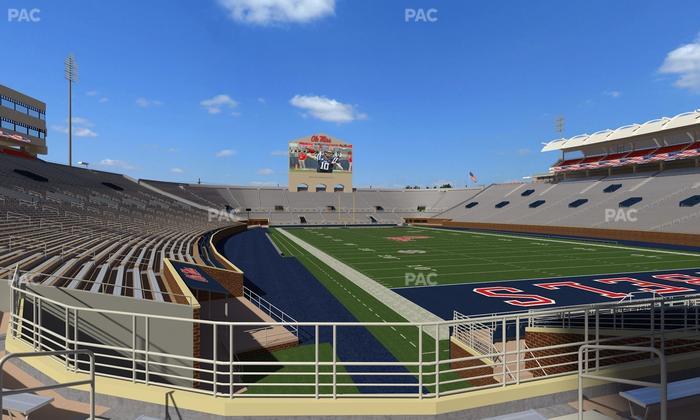 Vaught Hemingway Stadium - Section S 9 Seat View
