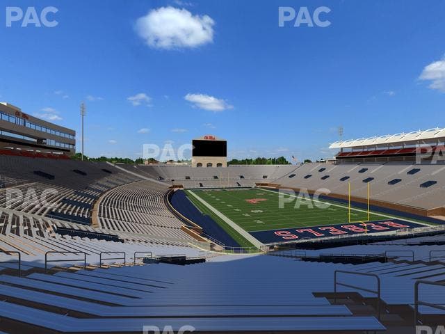 Vaught Hemingway Stadium - Section S 9 Seat View