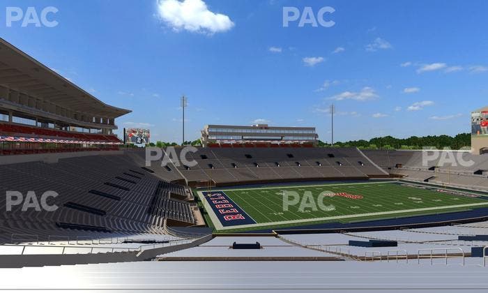 Vaught Hemingway Stadium - Section S Seat View