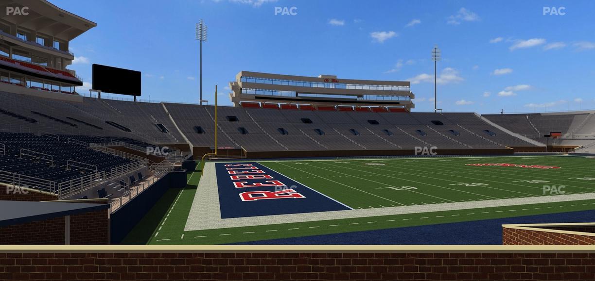 Vaught Hemingway Stadium - Section S Seat View