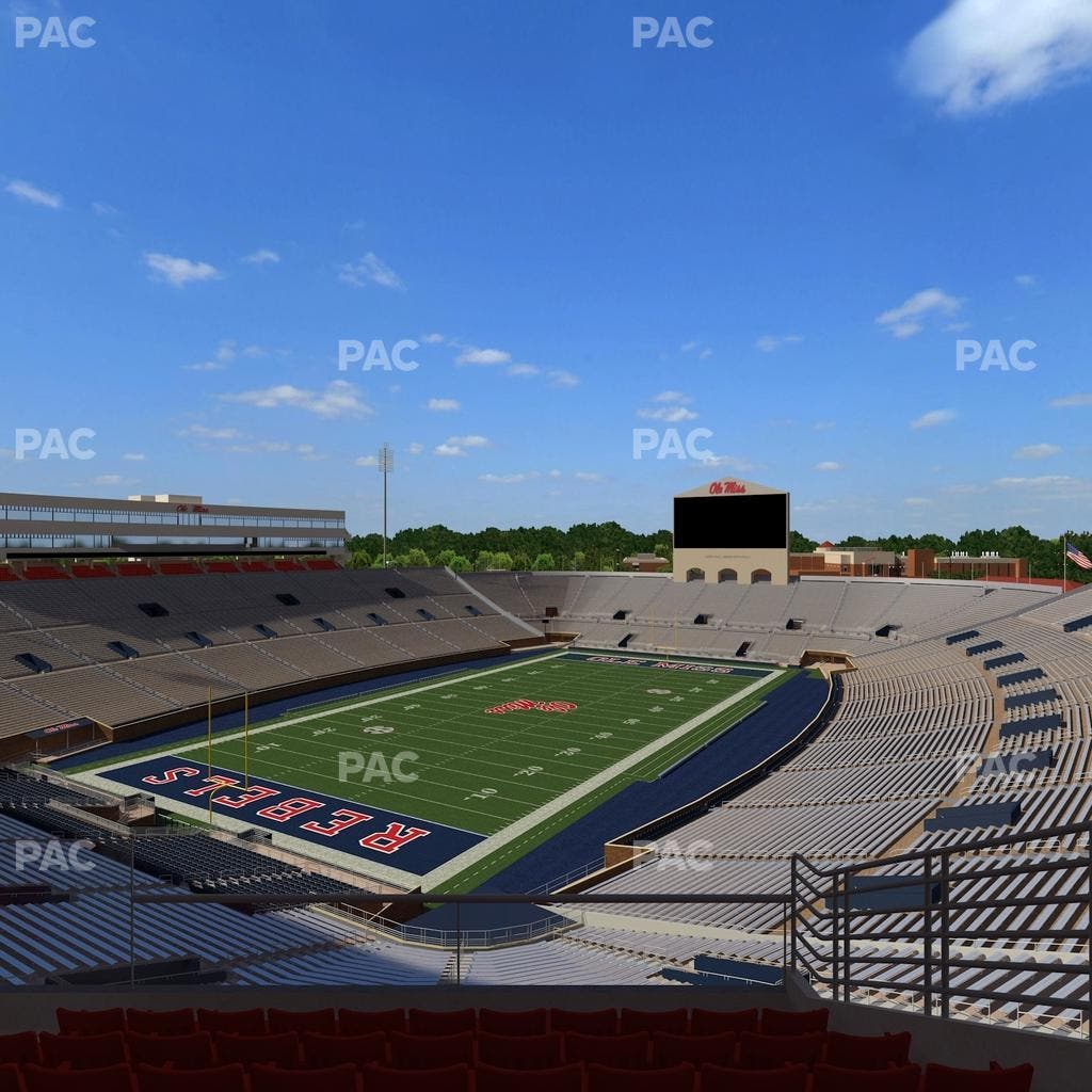 Vaught Hemingway Stadium - Section South Zone Club 107 Seat View