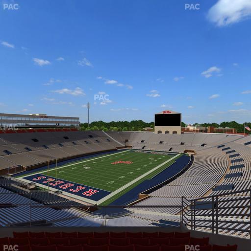 Vaught Hemingway Stadium - Section South Zone Club 107 Seat View