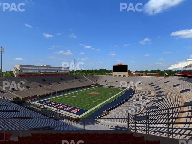 Vaught Hemingway Stadium - Section South Zone Club 107 Seat View