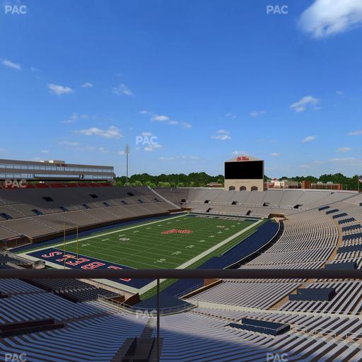 Vaught Hemingway Stadium - Section South Zone Club 107 Seat View