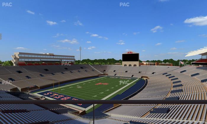 Vaught Hemingway Stadium - Section South Zone Club 107 Seat View